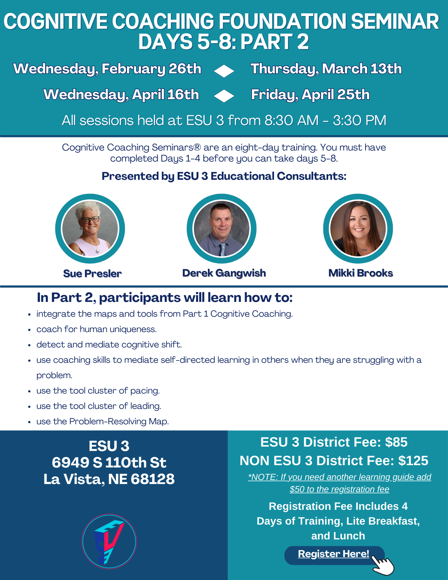 Click here to register for Cognitive Coaching Spring 2025